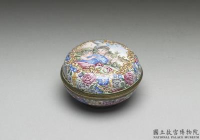 图片[2]-Copper-body painted enamel box with European mother-and-child decoration, Qing dynasty, Qianlong reign (1736-1795)-China Archive